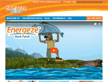 Tablet Screenshot of energeze.com